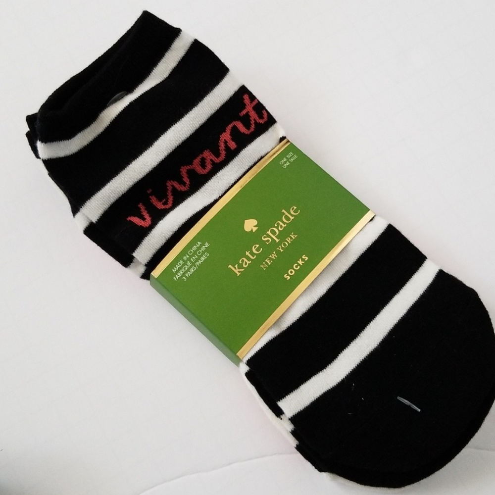♠️Kate Spade  3 pairs  no show socks
